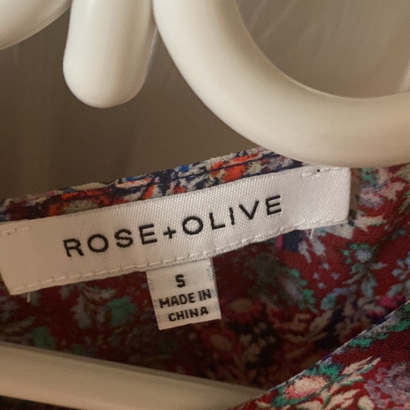 Rose Olive colourful tank size small - Picture 2 of 2